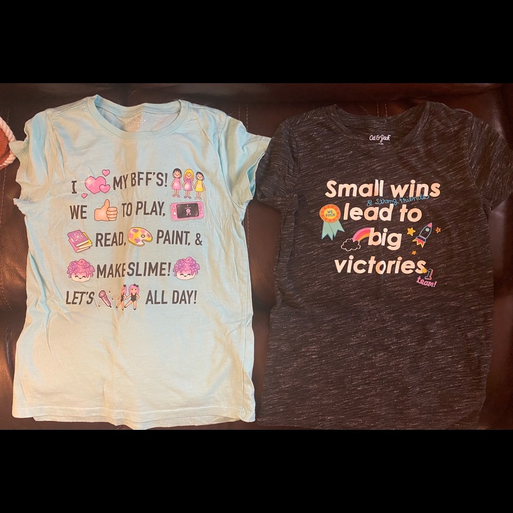 The Children’s Place/Cat & Jack Girls T-Shirt Bundle Size Medium 7/8